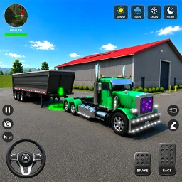 Symbol von Lkw-Simulator Fracht